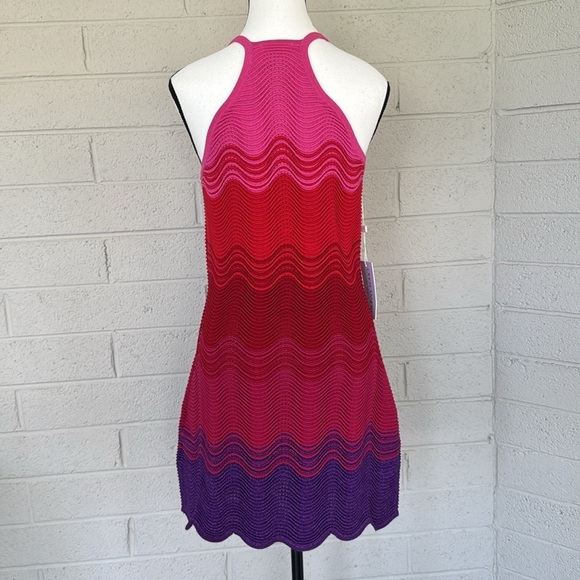 NWT Torn by Ronny Kobo Hope Dress in Red Multi, M - Picture 7 of 16